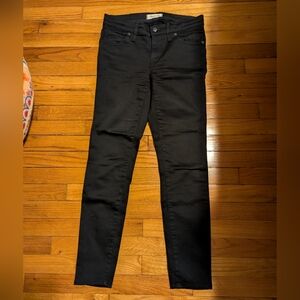 Madewell Black Denim Skinny Jeans